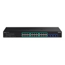 TRENDnet TPE-30284 28-Port Gigabit Web Smart Poe+ Switch with 10g SFP+ Slots