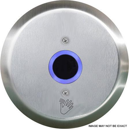 Camden Sure-Wave Switch, 6" Round, Hand Icon,Single Gang Light Ring