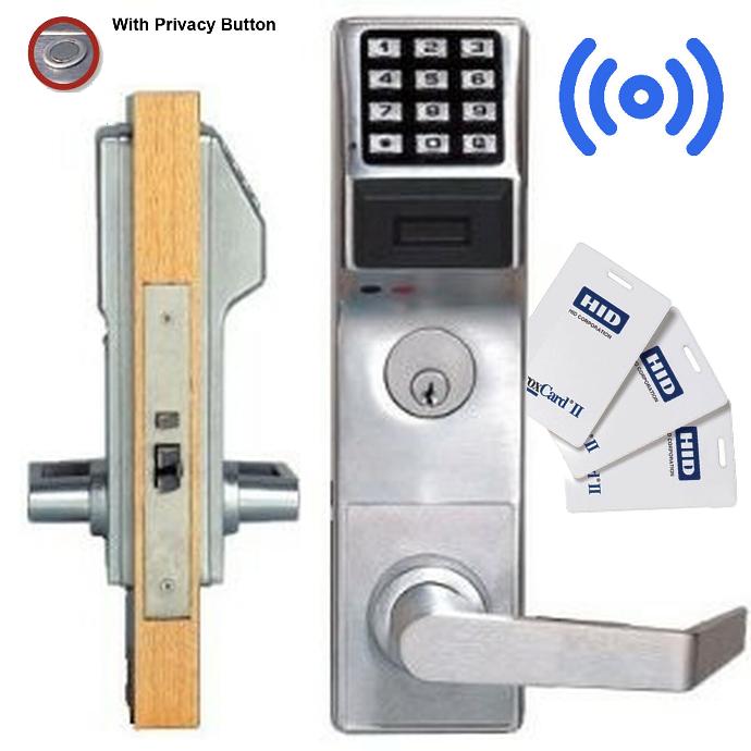 [PDL4500DBR/26D] Alarm Lock PDL4500 Privacy Mortise Keypad & Proximity (Right Hand)
