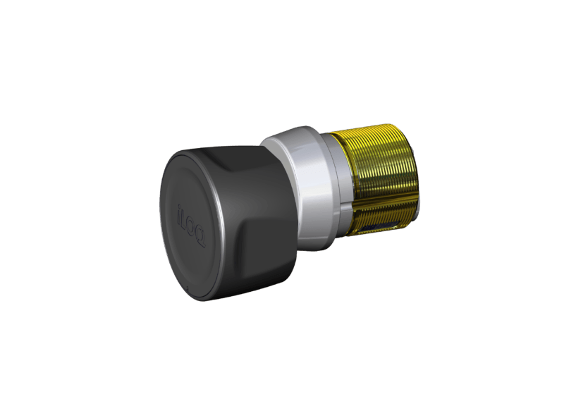 iloq Mortise Cylinder 1 1/8”, 26D w/Yale Standard Cam (With Security Ring)