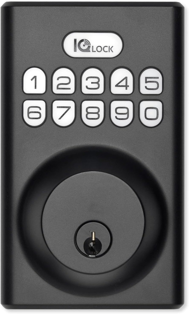 Qolsys IQDLK-PGK-MB PowerG Door Lock, Matte Black