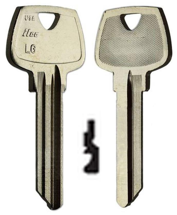 [1007LG] Sargent Blank 1007LG Key Blank 5 Pin