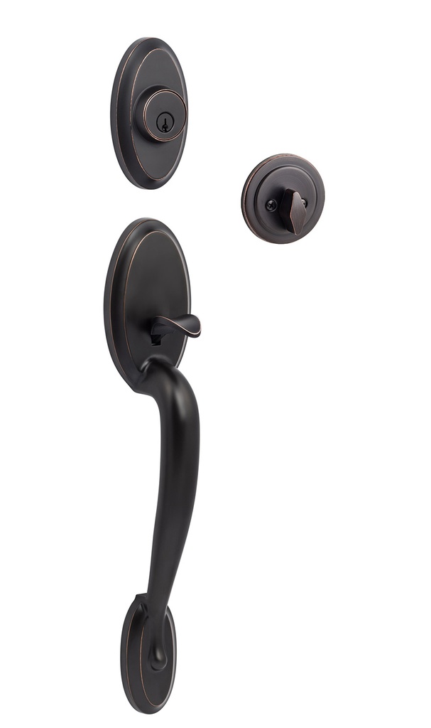 Sure-Loc Aspen Handleset 11P Vintage Bronze