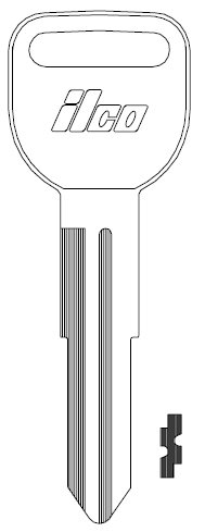 Ilco X194 Key Blank HD97