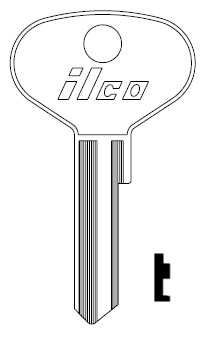 Ilco HR62DG Key Blank