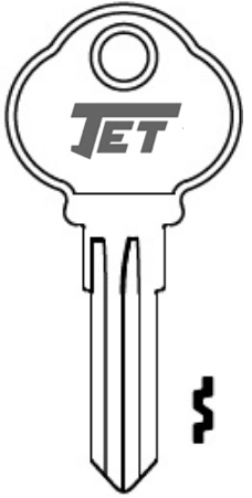 [1591P] Ilco 1591P Key Blank CLB15