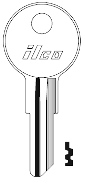 Ilco 1618 Key Blank BAU1