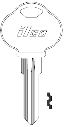 [1589I] Ilco 1589I Club Key Blank CB9