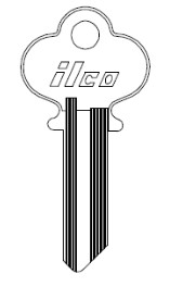 [1175 -] Ilco 1175 Weslock Key Blank WK1
