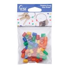[KSI-290100] Key Systems KSI-290100 TPR Color Coding - Assorted 50 Pack 