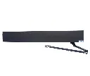 Micom SW800-5 Left Hand Push No Clutch Gear Model Single Door 39" Header Black Finish Field Reversible