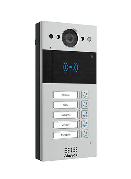 Akuvox R20B compact SIP video door phone with up to 5 call buttons