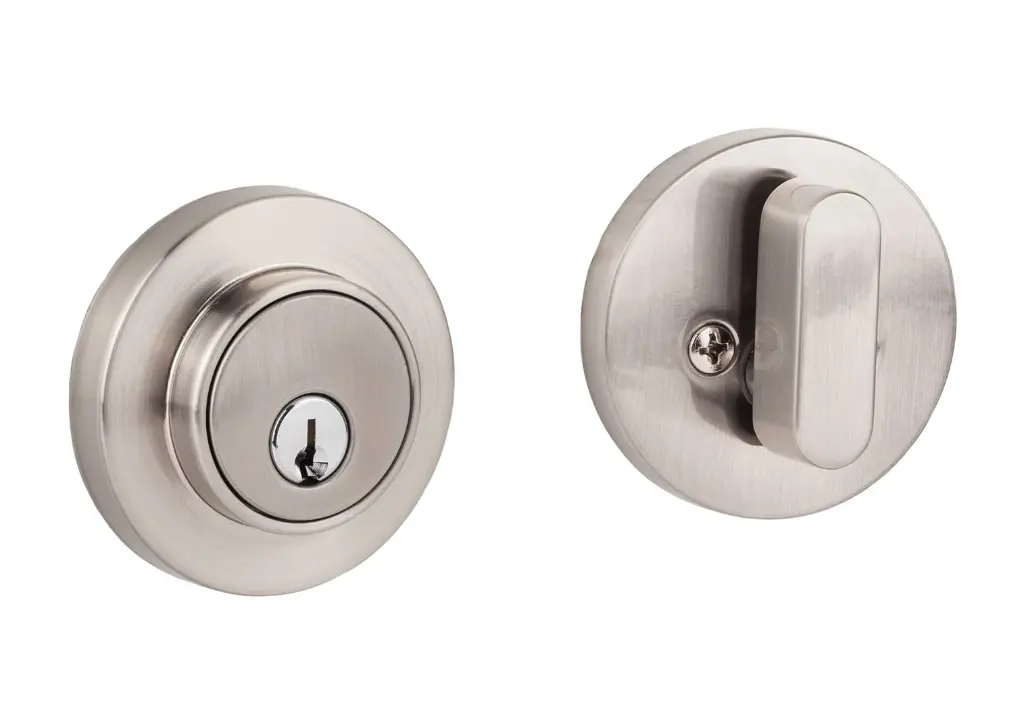 [DB201-MD 15] Sure-Loc Modern Round Deadbolt (KW1 - Kwikset, 15 - Satin Nickel)