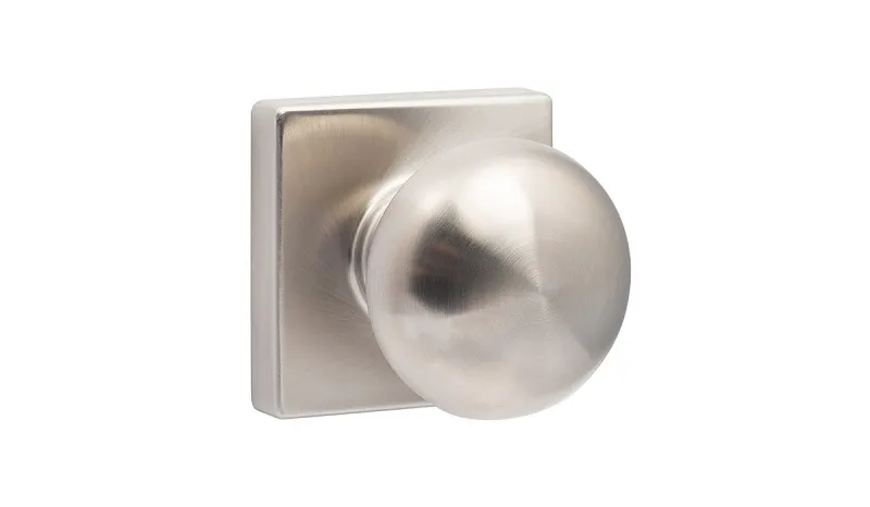 [DU101-SQ 15] Sure-Loc Durango Square Knob (15 - Satin Nickel, Passage)