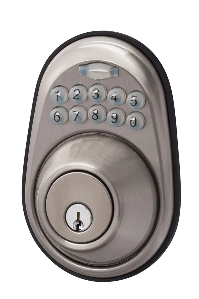 [DK201-RD 15] Sure-Loc Electronic Deadbolt Round (15 Satin Nickel, KW1 - Kwikset)