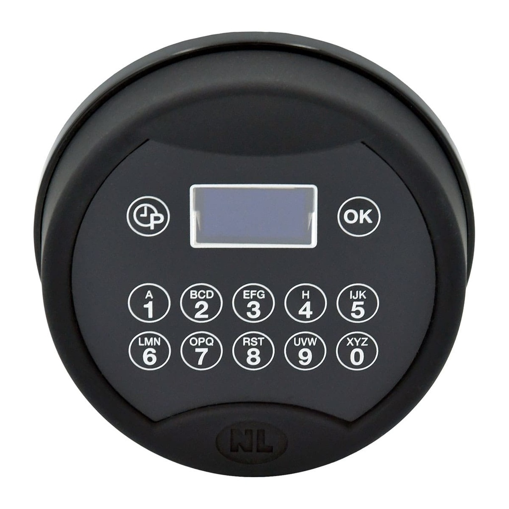 NL Lock TE20-R9(30A) Premier Vision Keypad with DigiPro Board Rotating Keypad Satin Chrome