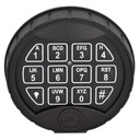 NL Lock TH20-D6 THinPut Black Textured Keypad. Rotating/Non-Rotating Keypad Only