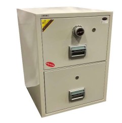 Brawn BIF-200T - 2 Drawer Fire-Proof Filing Cabinet with Electronic Keypad