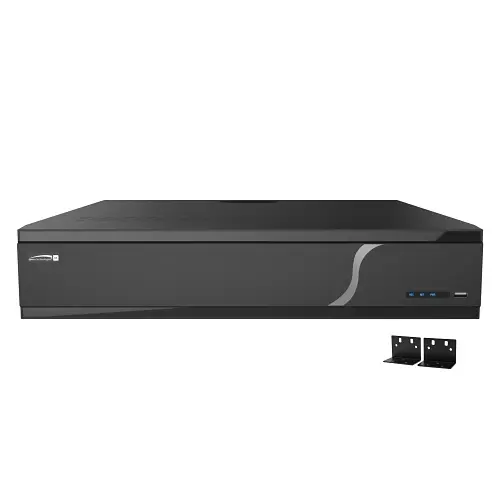 Speco H24WHRLN6TB HRL Series 24-Channel Wall Mount Hybrid Digital Video Recorder, 6TB