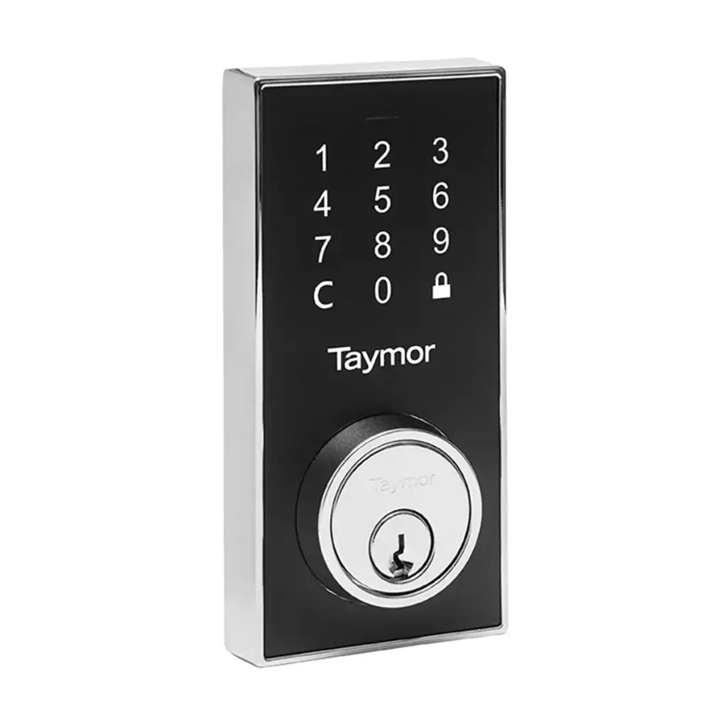 [33-D5030BLPC] Taymor Centinel 3 Digital Deadbolt (PC  - Polished Chrome, Yes)