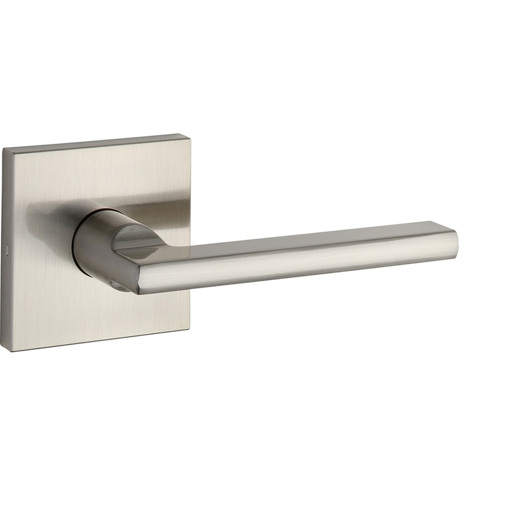 [33-D009234SN] Taymor Pace Line Lever Square Rose (Satin Nickel, Passage)