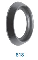 Dorex 818S-C26D Hardened Steel Security Trim Ring, 9/32" High 3/16" Lip, Satin Chrome
