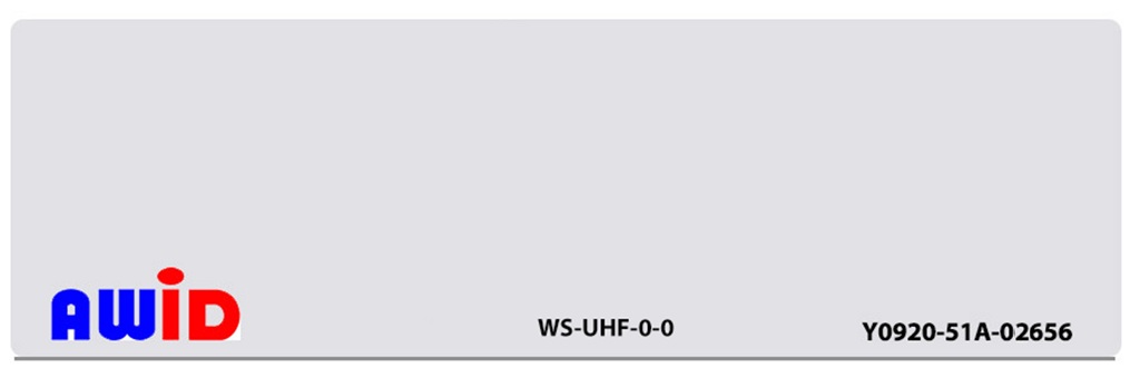 [CICC-WSUF] AWID WS-UHF Windshield Tag