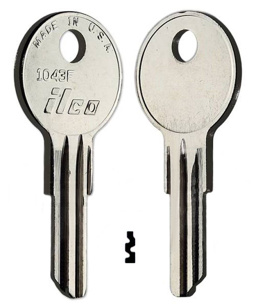 Ilco 1043F Key Blank