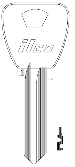 Ilco 1179A Key Blank AR4