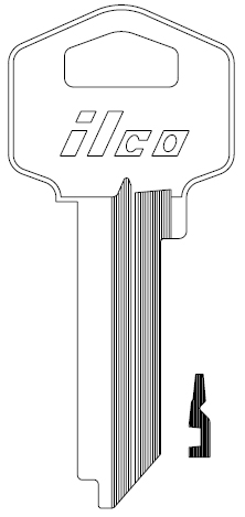 Ilco TE4 Key Blank R59