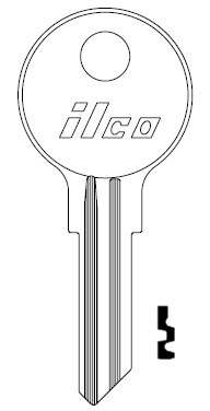 [1525] Ilco 1525 Key Blank Hudson