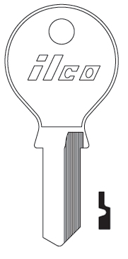 Ilco HU3 Key Blank