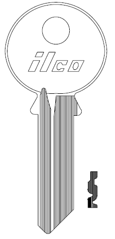 Ilco 999GA Key Blank 5 Pin