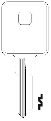 [1605] Ilco 1605 Key Blank