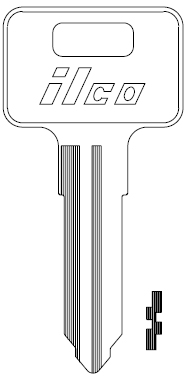 Ilco X262 Kawasaki Motorcycle Key Blank