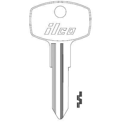 Ilco 62DV Key Blank X10