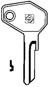 Silca ZD7 Motorcycle Key Blank