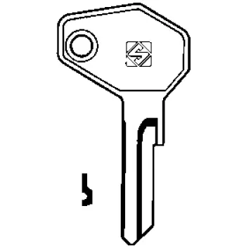 Silca ZD7 Motorcycle Key Blank