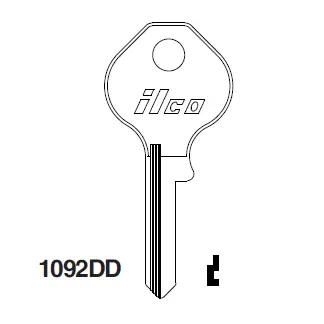 [1092DD] Ilco 1092DD Key Blank