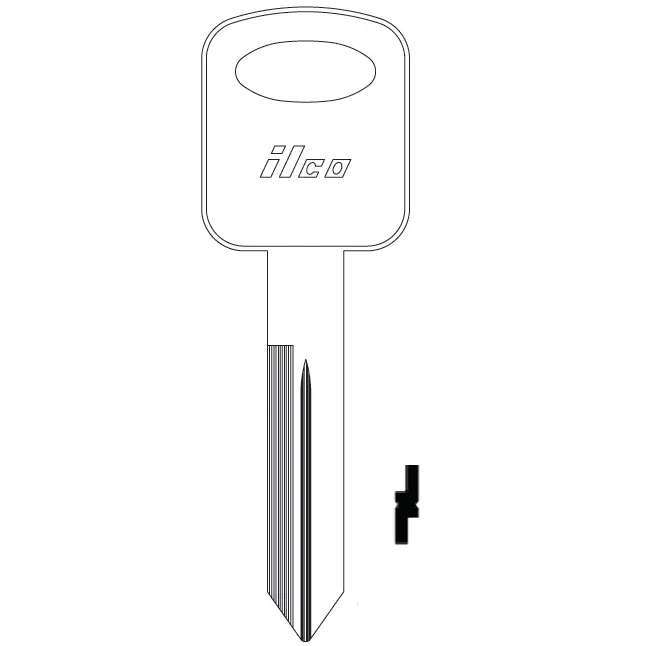 Ilco 1196FD Ford Key Blank H75