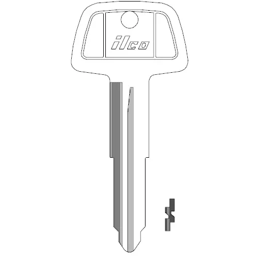 [X224 MIT11R] Ilco X224 Mitsubishi Key Blank MIT3