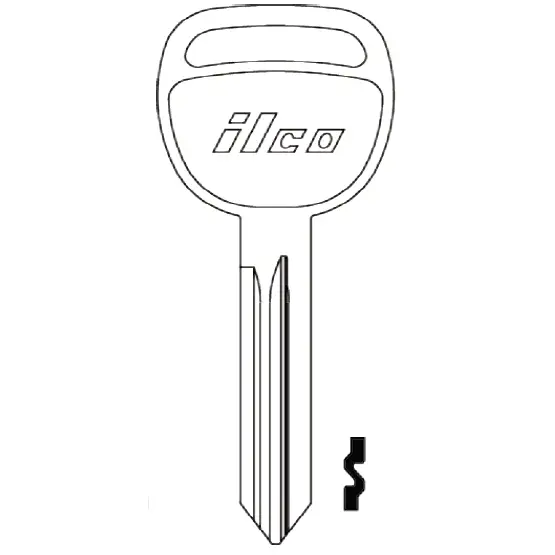 Ilco P1115 Saturn Ion 2003-07 Key Blank B-106, B-109