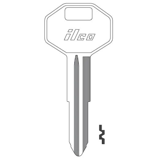 Ilco X176 Mitsubishi Key Blank MIT1