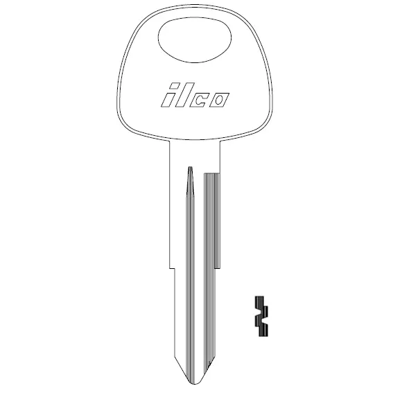 [X235] Ilco X235 Hyundai Key Blank HY13