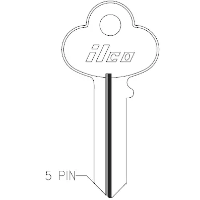 Ilco 1000 Corbin Key Blank CO1