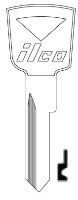 Ilco 1127DP Ford Key Blank H27
