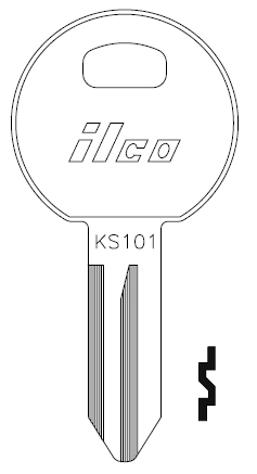 Ilco 1621 Key Blank TM13