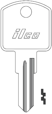 Ilco 1668 Key Blank