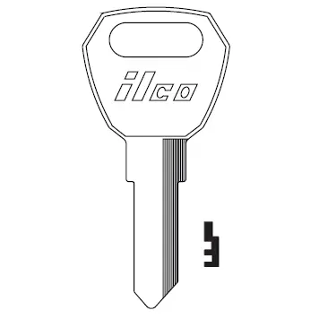 1645 Ilco Fulton Hitch Key Blank
