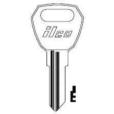 [1645R] 1645R Ilco Fulton Hitch Key Blank